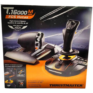 Thrustmaster T.16000M FCS Hotas Flight Stick & Throttle Adjustable for PC